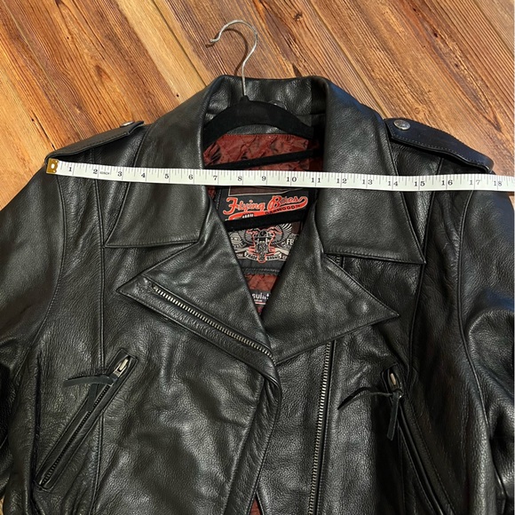 Flying Bikes Leather Jacket - Picture 14 of 16